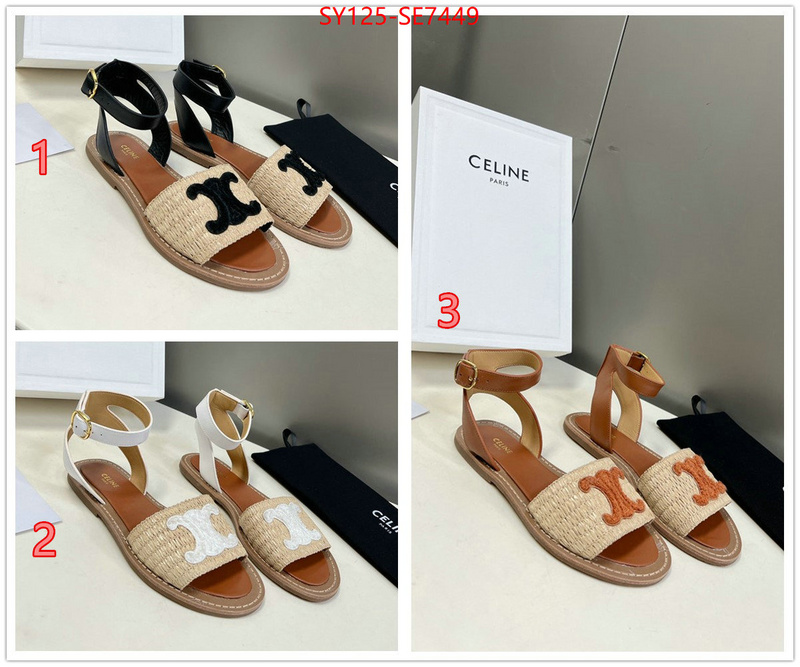 Women Shoes-CELINE,shop the best high authentic quality replica ID: SE7449,$: 125USD