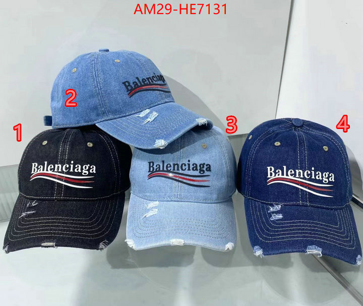 Cap (Hat)-Balenciaga,replica ID: HE7131,$: 29USD