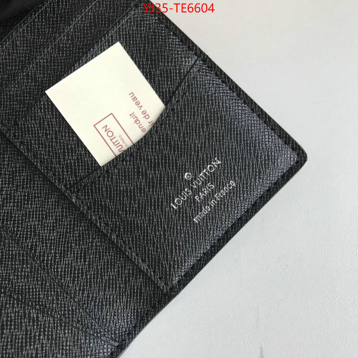 LV Bags(4A)-Wallet,counter quality ID: TE6604,$: 35USD