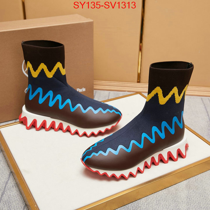 Men shoes-Christian Louboutin,designer fake ID: SV1313,$: 135USD