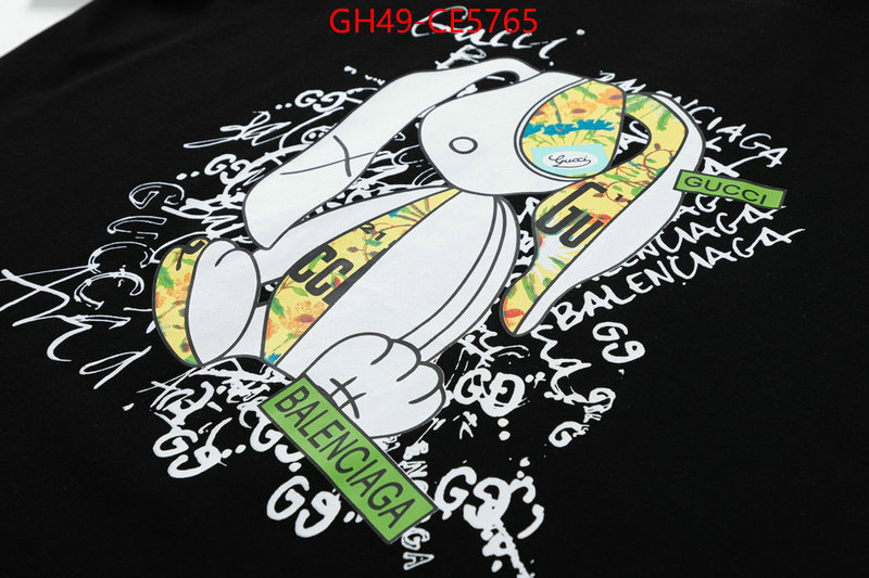 Clothing-Gucci,aaaaa replica designer ID: CE5765,$: 49USD