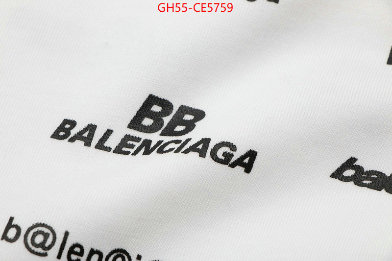 Clothing-Balenciaga,designer ID: CE5759,$: 55USD