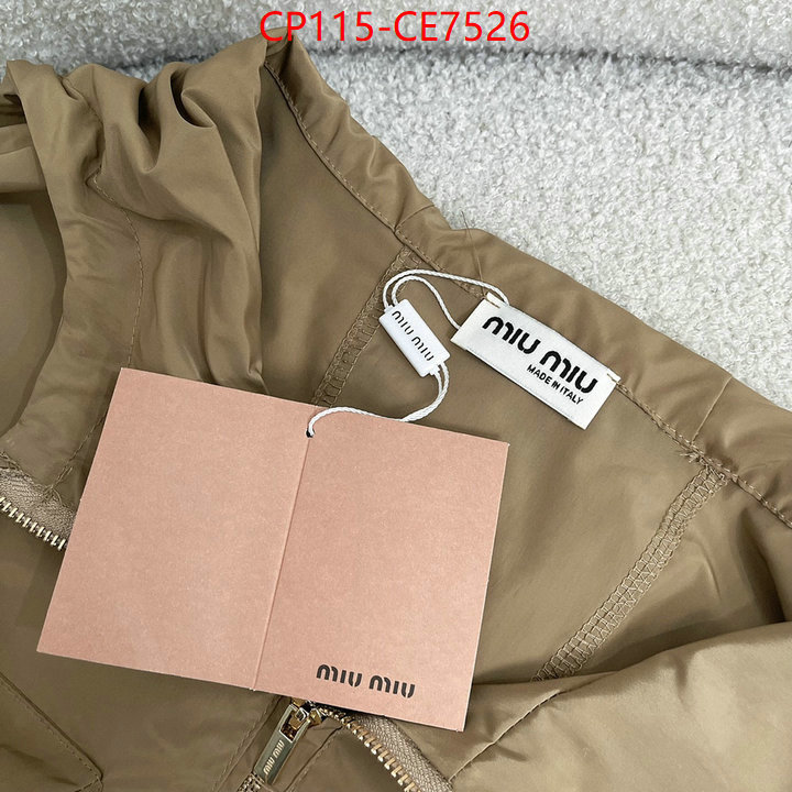 Clothing-MIU MIU,luxury 7 star replica ID: CE7526,