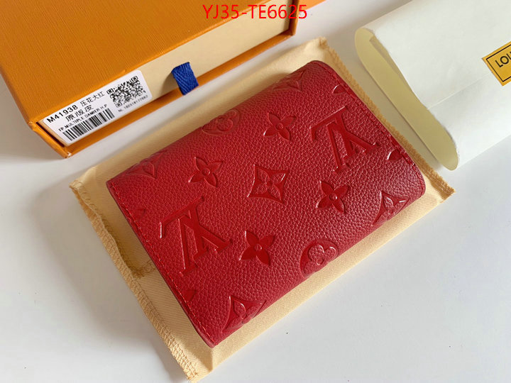 LV Bags(4A)-Wallet,highest quality replica ID: TE6625,$: 35USD