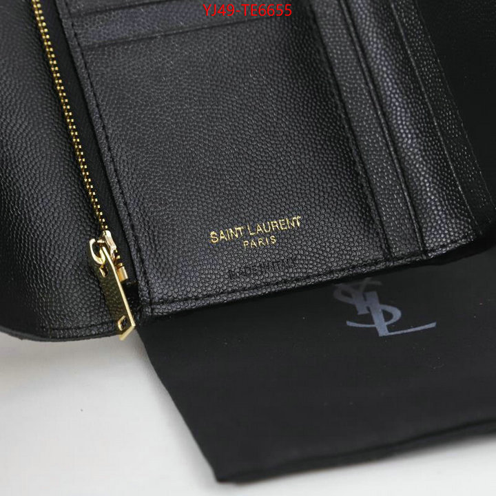 YSL Bag(4A)-Wallet-,replica best ID: TE6655,$: 49USD