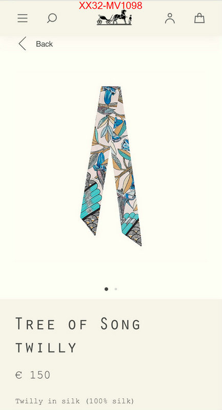 Scarf-Hermes,fashion replica ID: MV1098,$: 32USD