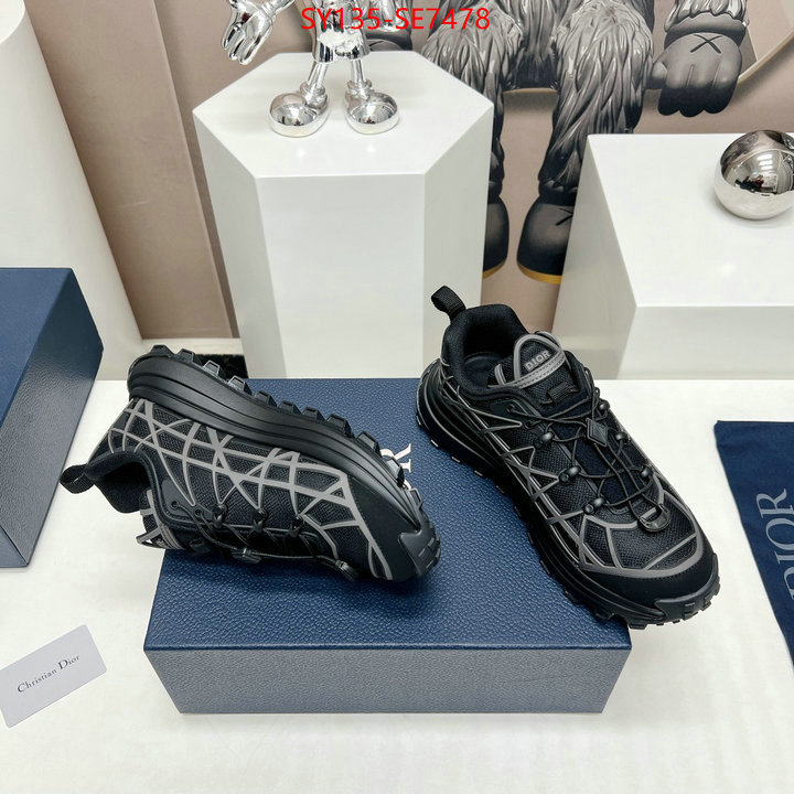 Women Shoes-Dior,the top ultimate knockoff ID: SE7478,$: 135USD