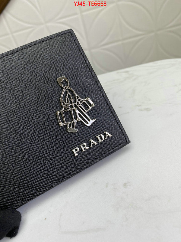 Prada Bags(4A)-Wallet,where to find the best replicas ID: TE6668,$: 45USD