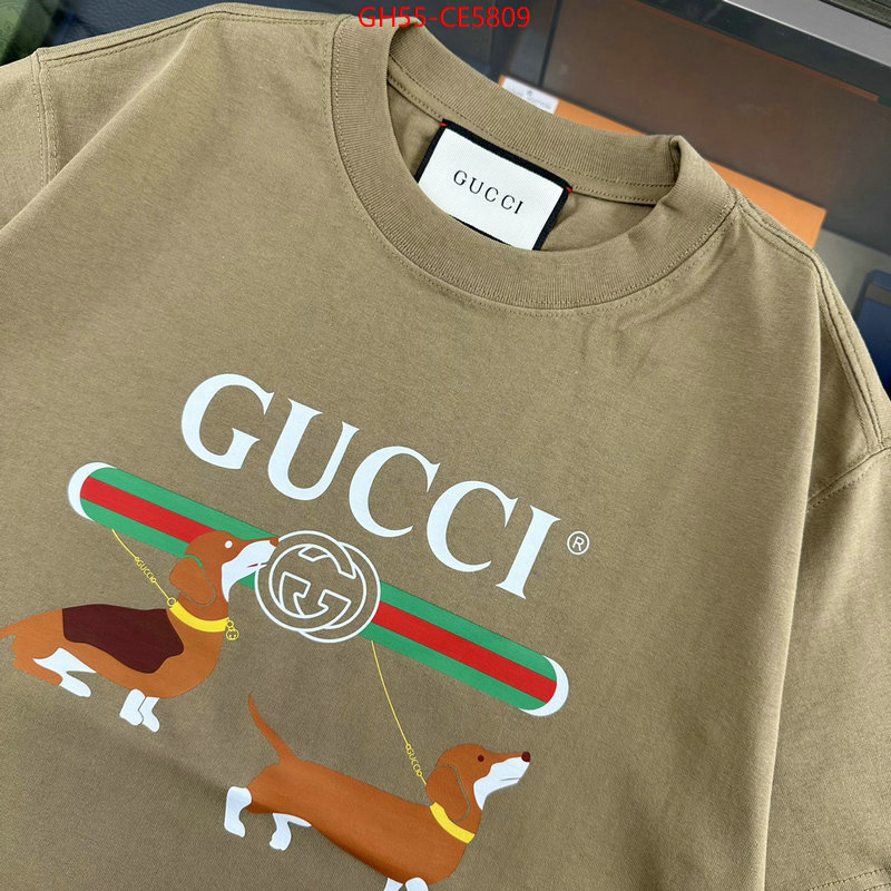 Clothing-Gucci,best wholesale replica ID: CE5809,$: 55USD