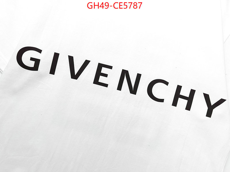 Clothing-Givenchy,the highest quality fake ID: CE5787,$: 49USD