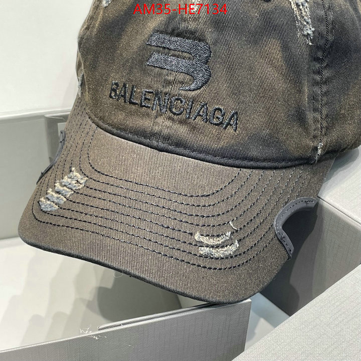 Cap (Hat)-Balenciaga,replcia cheap from china ID: HE7134,$: 35USD