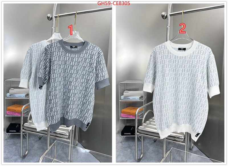 Clothing-Fendi,what is aaaaa quality ID: CE8305,$: 59USD