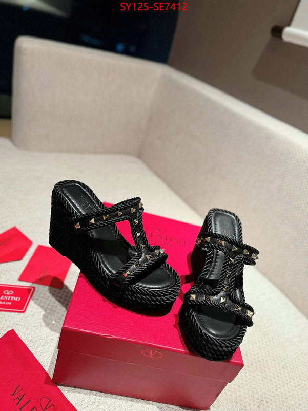 Women Shoes-Valentino,aaaaa+ class replica ID: SE7412,$: 125USD