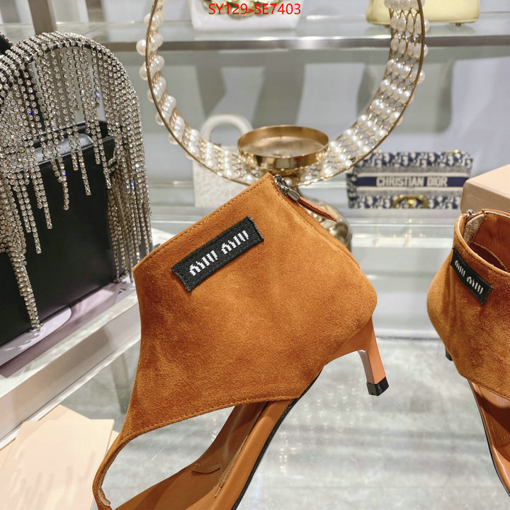 Women Shoes-Miu Miu,buy the best replica ID: SE7403,$: 129USD