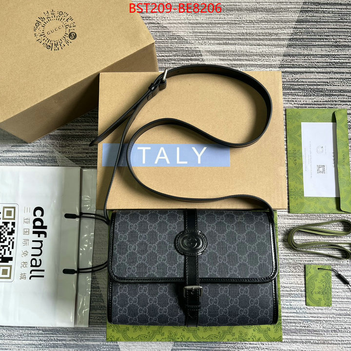 Gucci Bags(TOP)-Diagonal-,where can you buy a replica ID: BE8206,$: 209USD