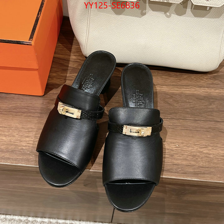 Women Shoes-Hermes,high quality designer replica ID: SE6836,$: 125USD