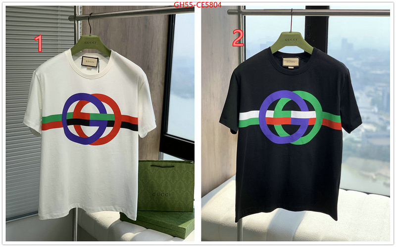 Clothing-Gucci,replica 2023 perfect luxury ID: CE5804,$: 55USD