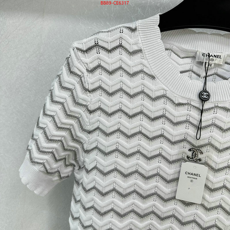 Clothing-Chanel,fake designer ID: CE6317,$: 89USD