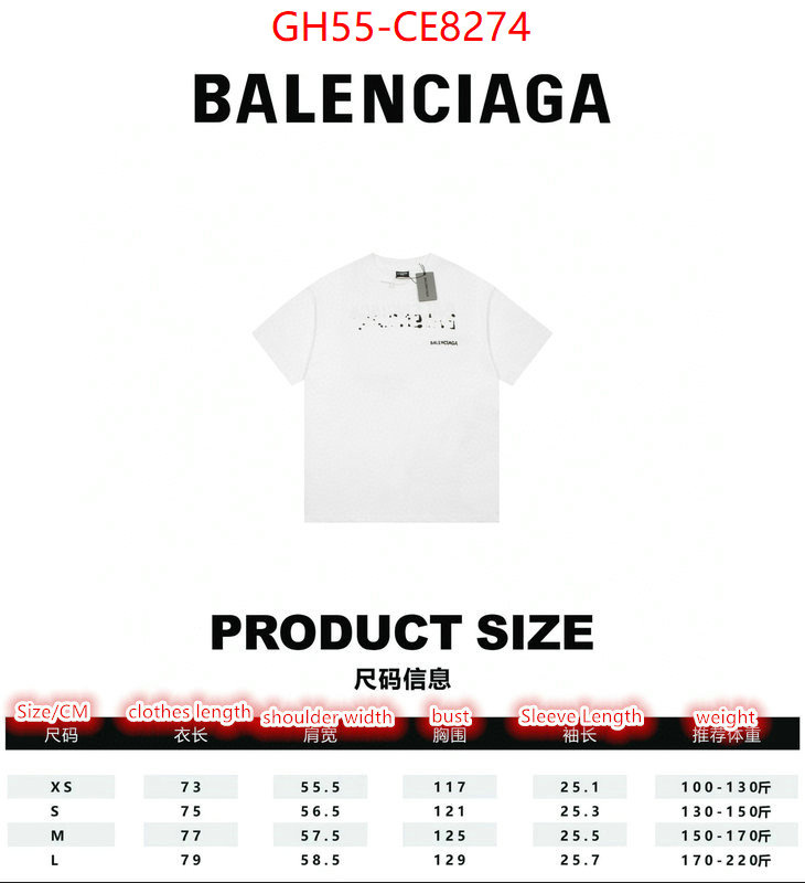 Clothing-Balenciaga,where can i buy the best 1:1 original ID: CE8274,$: 55USD