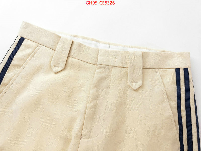 Clothing-Gucci,designer replica ID: CE8326,$: 95USD