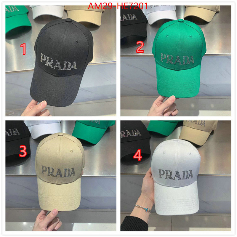 Cap (Hat)-Prada,the best affordable ID: HE7201,$: 29USD