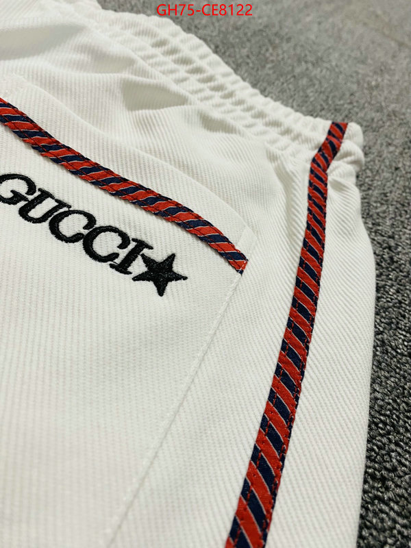 Clothing-Gucci,replica every designer ID: CE8122,$: 75USD