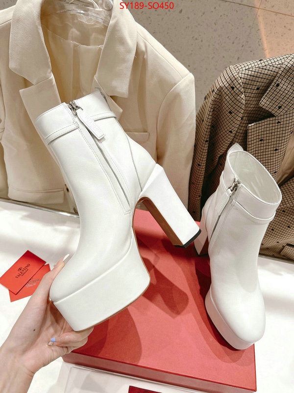 Women Shoes-Valentino,high quality replica designer ID: SO450,$: 189USD