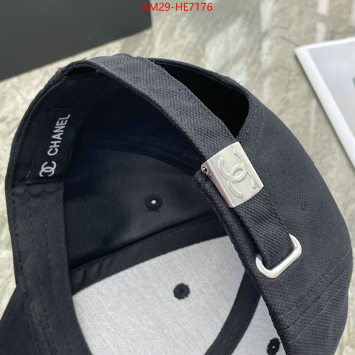 Cap (Hat)-Chanel,mirror copy luxury ID: HE7176,$: 29USD