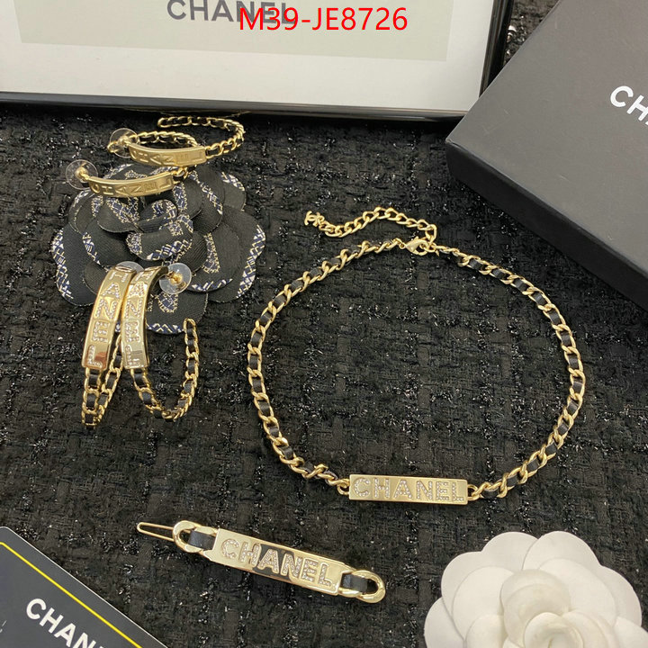 Jewelry-Chanel,the most popular ID: JE8726,$: 39USD