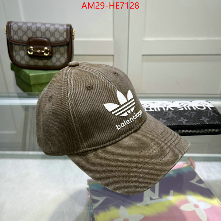 Cap (Hat)-Balenciaga,only sell high-quality ID: HE7128,$: 29USD