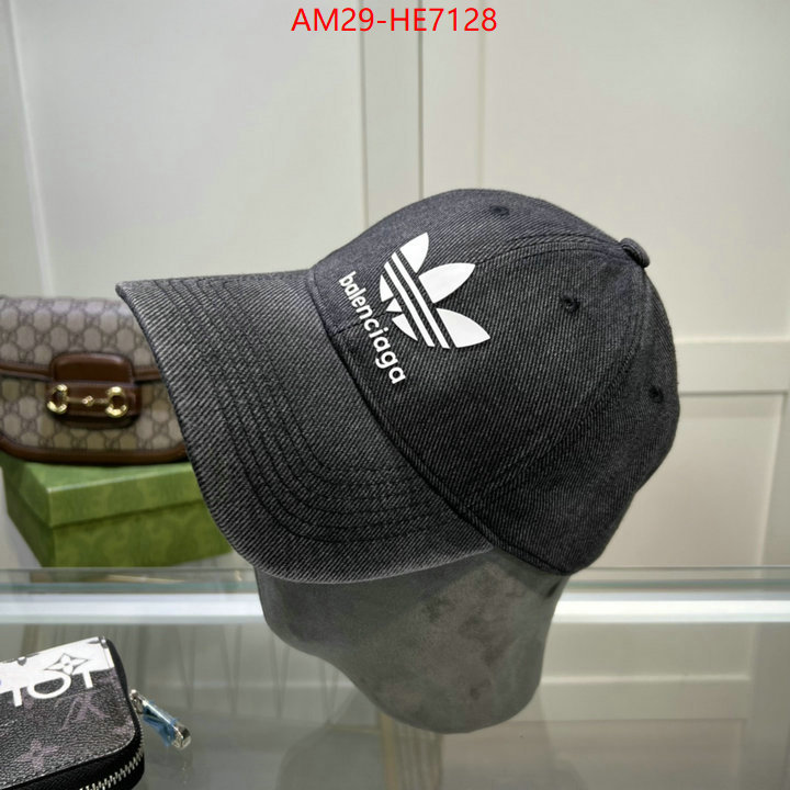 Cap (Hat)-Balenciaga,only sell high-quality ID: HE7128,$: 29USD