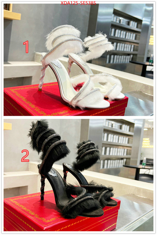 Women Shoes-Rene Caovilla,1:1 replica ID: SE5385,$: 125USD