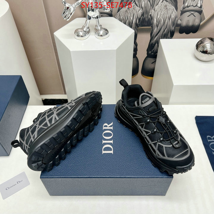 Women Shoes-Dior,the top ultimate knockoff ID: SE7478,$: 135USD