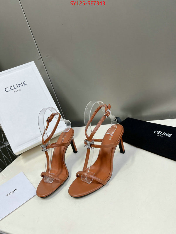 Women Shoes-CELINE,buying replica ID: SE7343,$: 125USD