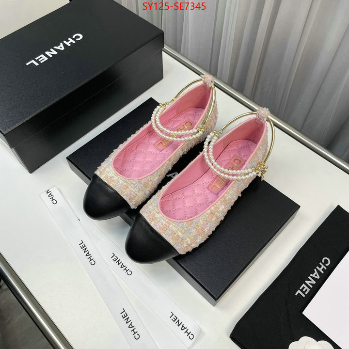 Women Shoes-Chanel,replica 1:1 ID: SE7345,$: 125USD