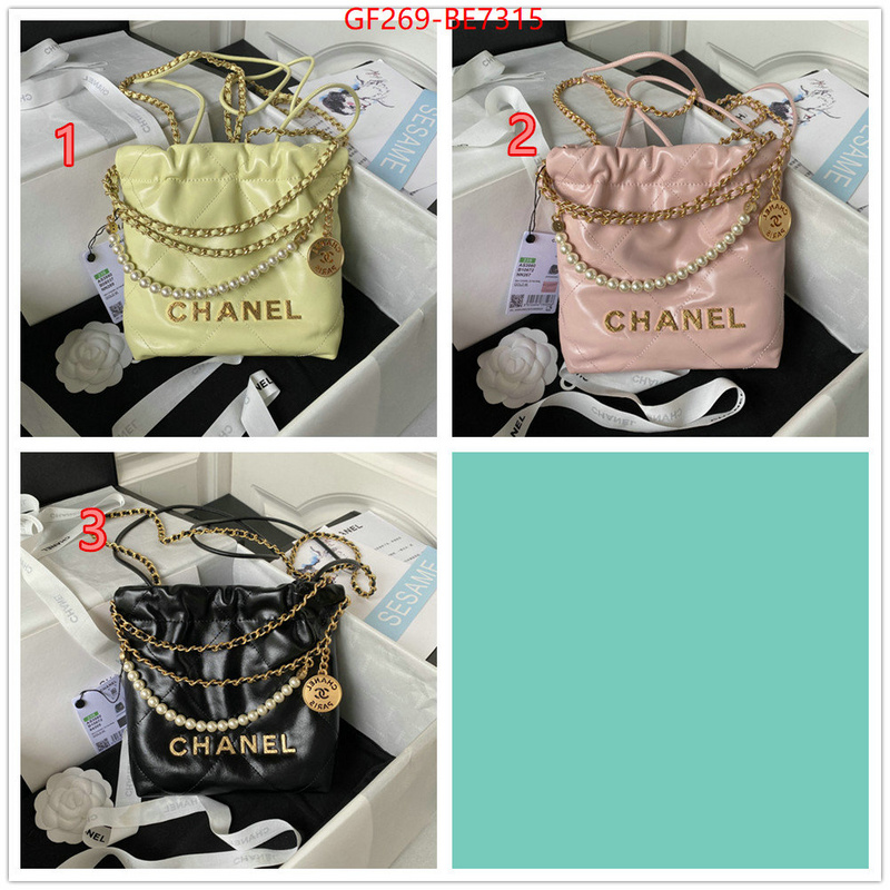 Chanel Bags(TOP)-Diagonal-,top quality website ID: BE7315,$: 269USD