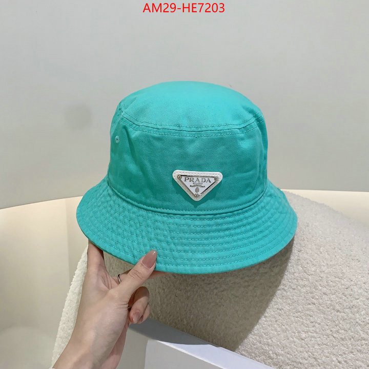 Cap (Hat)-Prada,where to buy replicas ID: HE7203,$: 29USD