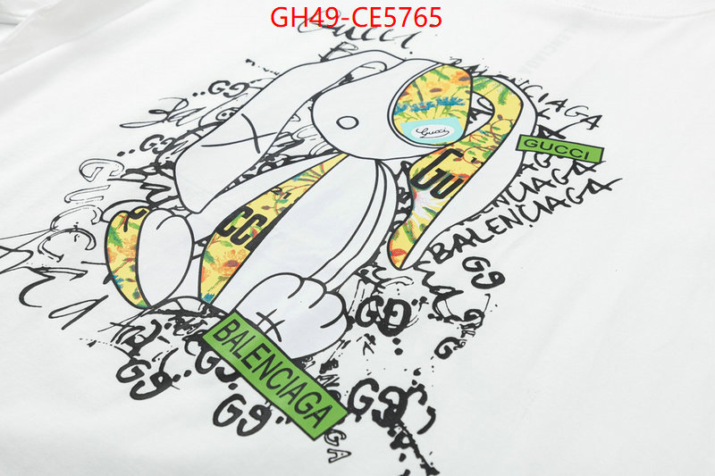 Clothing-Gucci,aaaaa replica designer ID: CE5765,$: 49USD