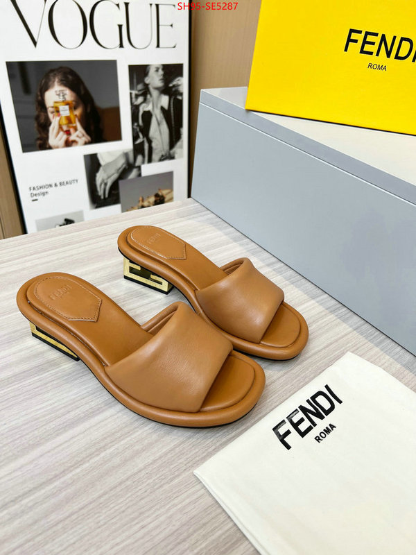 Women Shoes-Fendi,high quality happy copy ID: SE5287,