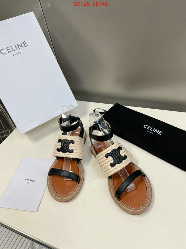 Women Shoes-CELINE,high quality ID: SE7451,$: 125USD