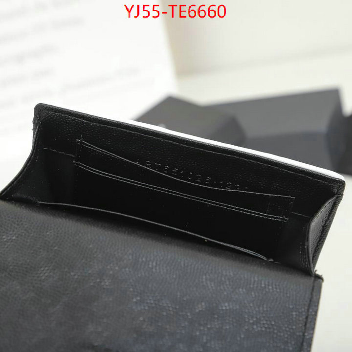 YSL Bag(4A)-Wallet-,7 star quality designer replica ID: TE6660,$: 55USD