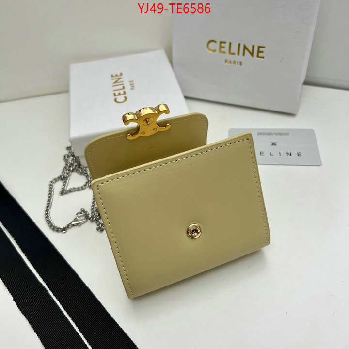 CELINE Bags(4A)-Wallet,first top ID: TE6586,$: 49USD