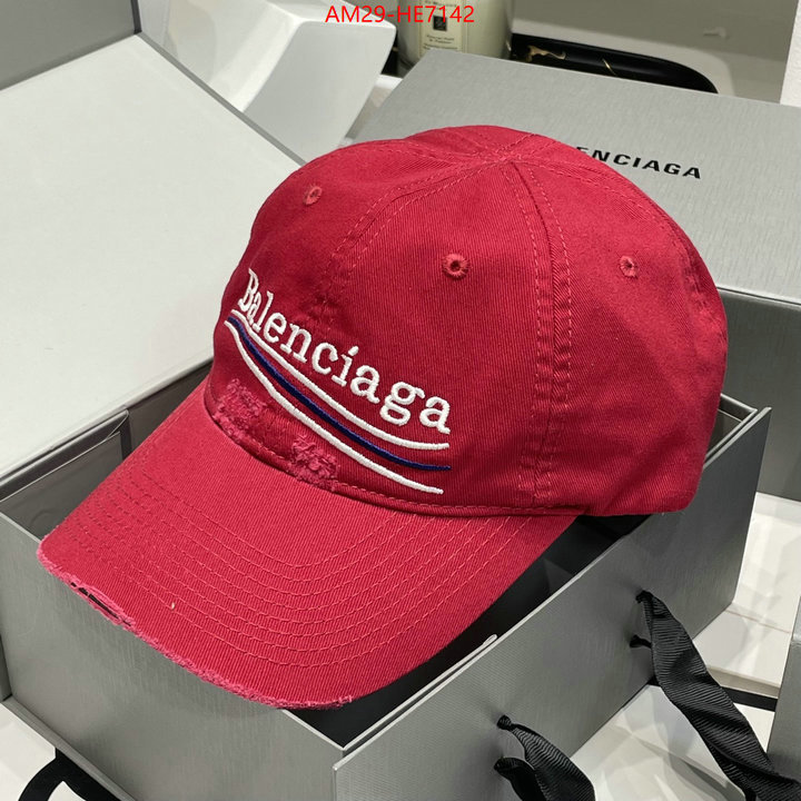 Cap (Hat)-Balenciaga,2023 perfect replica designer ID: HE7142,$: 29USD