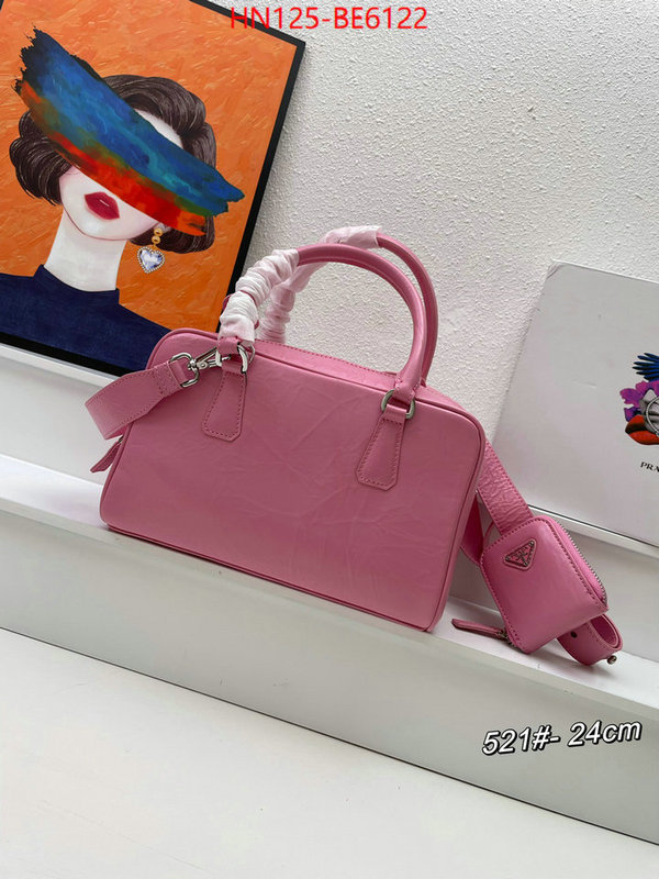 Prada Bags(4A)-Handbag-,good quality replica ID: BE6122,$: 125USD