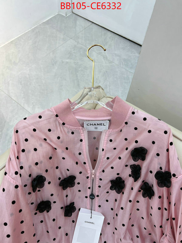 Clothing-Chanel,cheap wholesale ID: CE6332,$: 105USD