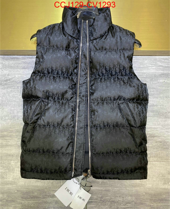 Down jacketMen-Dior,designer fake ID: CV1293,