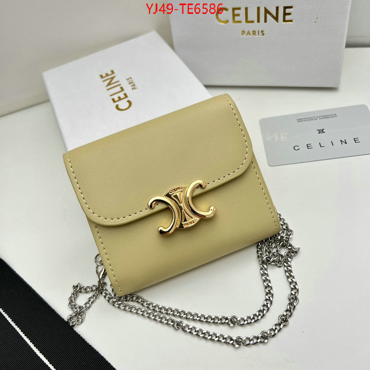 CELINE Bags(4A)-Wallet,first top ID: TE6586,$: 49USD