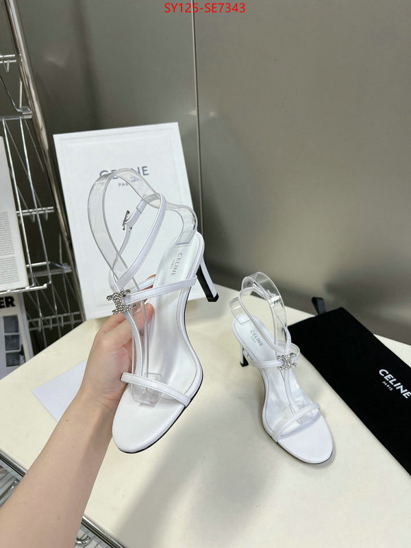 Women Shoes-CELINE,buying replica ID: SE7343,$: 125USD