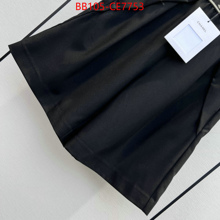 Clothing-Chanel,sellers online ID: CE7753,$: 105USD