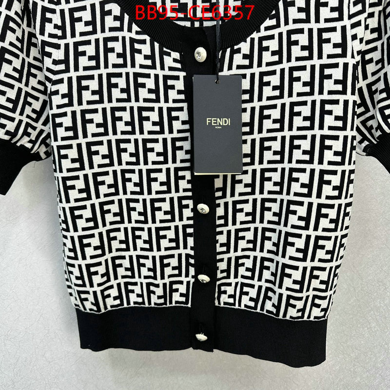 Clothing-Fendi,can you buy knockoff ID: CE6357,$: 95USD